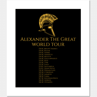 Alexander The Great World Tour Posters and Art